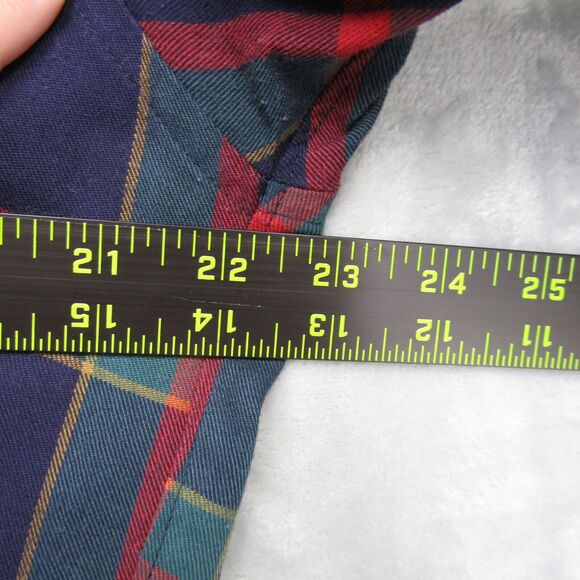 Polo Ralph Lauren Shirt Mens Large Tartan Plaid Window Pane Classic Button Down - Picture 8 of 10